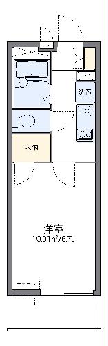 レオパレスＧＯＳＡＭＡＲＵの間取り