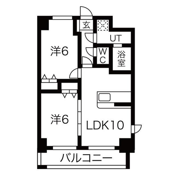 グランメールコート白銀の間取り