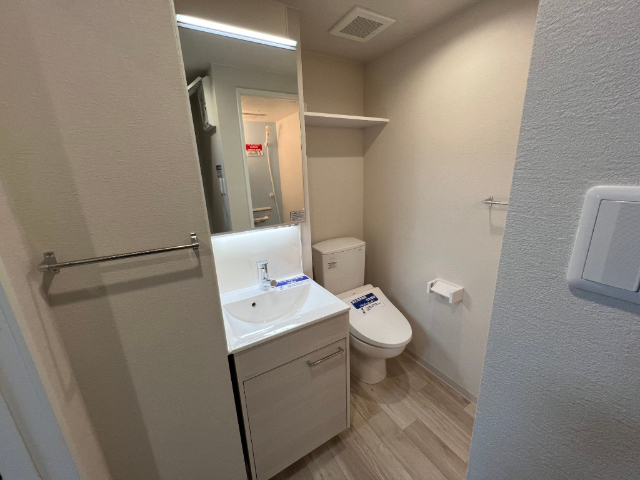 洗面設備　※写真は１０５号室