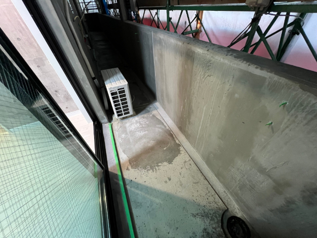 バルコニー　※写真は１０５号室