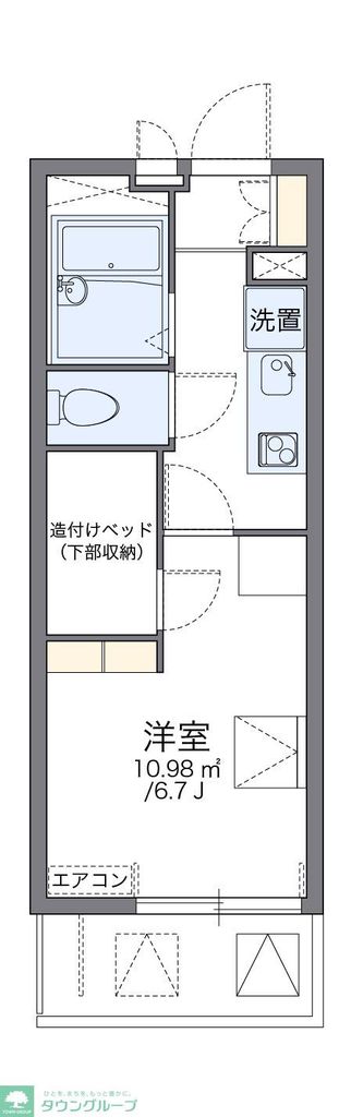 船橋市日の出のマンションの間取り