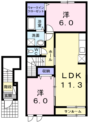 プラムフィルの間取り