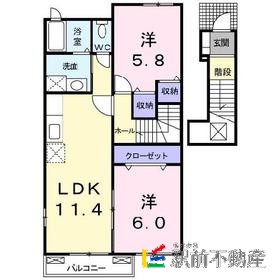 オパール　I番館の間取り