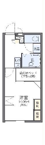 レオパレスサンハイムIIの間取り