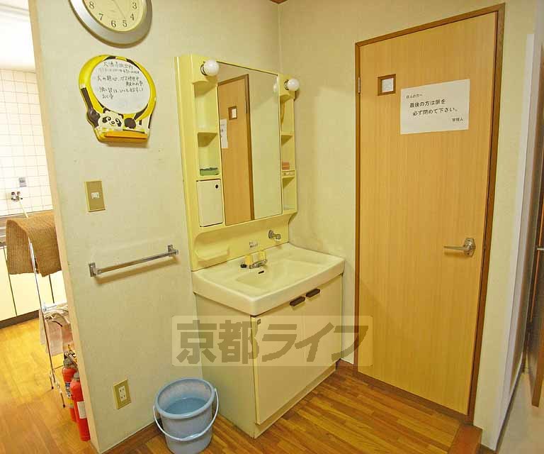 洗面設備　共用です。