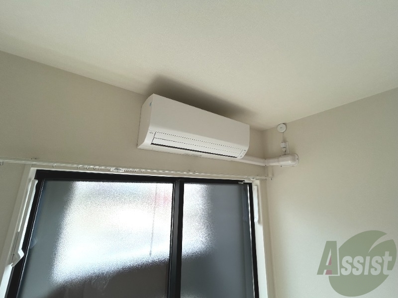 その他設備　エアコン設置済みで寒暖対策も安心ですね。