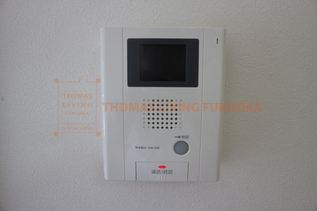 セキュリティ　モニター付きインターホンです。