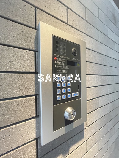 セキュリティ　女性の方でも安心のモニター付きオートロック♪