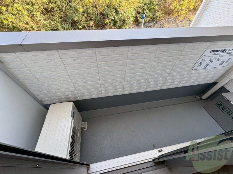 バルコニー　こちらは１階部分専用のスペースになります。