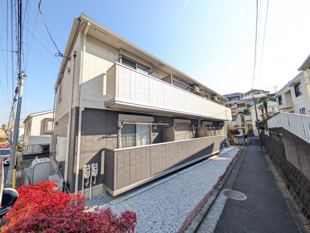 建物外観　セコム完備のペット可アパートです