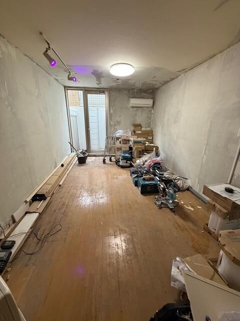 居室・リビング　工事実施中の室内