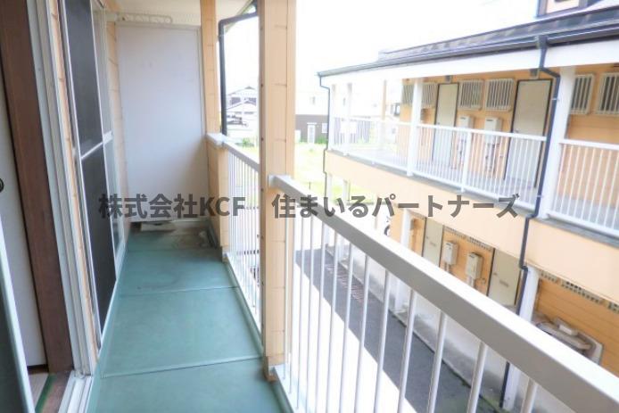 バルコニー　落ち着いた時間を過ごせるバルコニーです