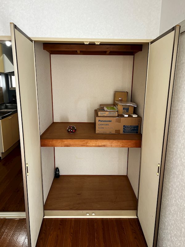 収納　洋室の収納（入居時家具等撤去）
