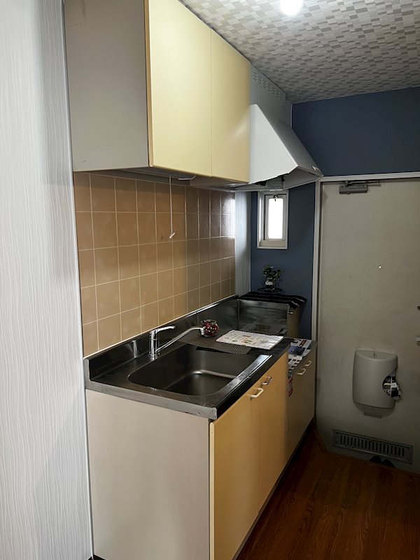 キッチン　ガスコンロ設置可能でお料理ラクラク