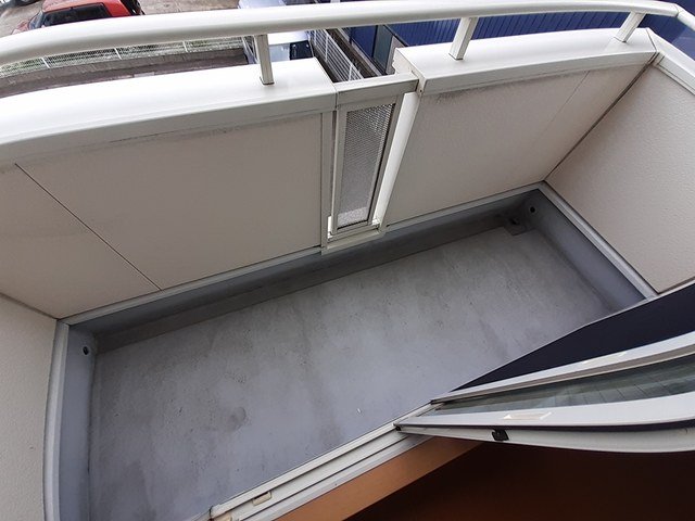 バルコニー　落ち着いた時間を過ごせるバルコニーです