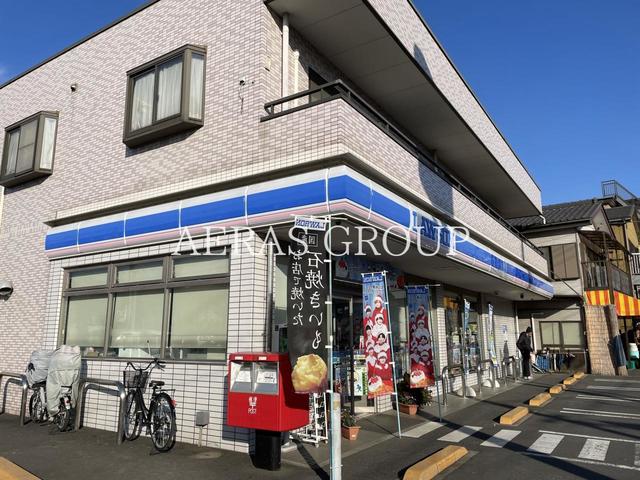 コンビニ　ローソン 新井宿駅前店（コンビニ）まで215m