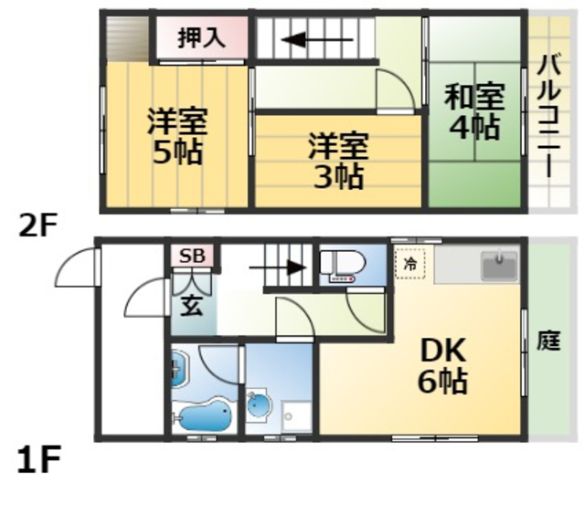 鈴蘭台南町7丁目戸建ての間取り写真