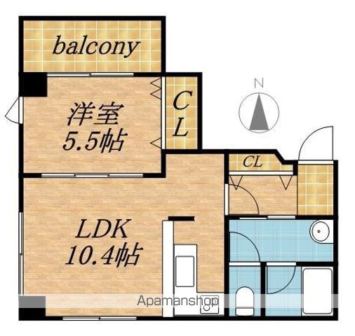 Le Ciel大通の間取り写真