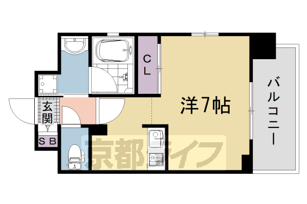 ベラジオ雅び西大路五条IIの間取り写真