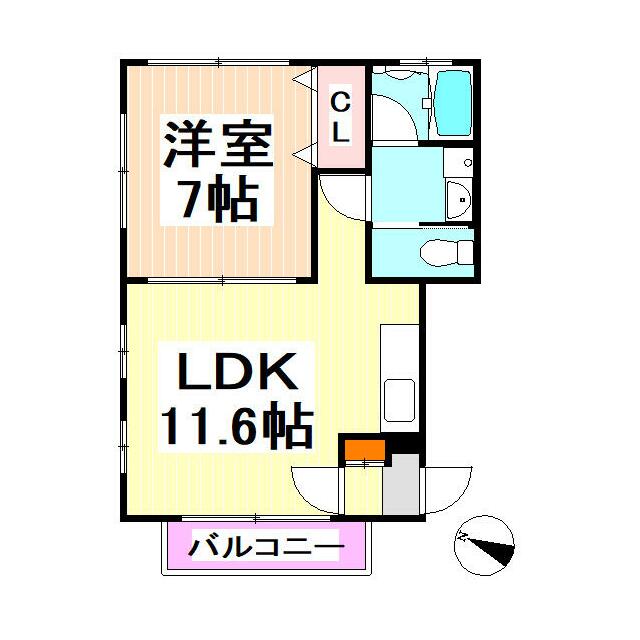 ツインハウス富紀の間取り写真