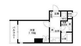 ＪＲ京浜東北線 川崎駅 徒歩7分 8階建 築20年の間取り写真