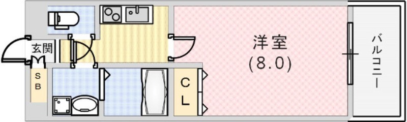 ウエンズ神戸の間取り写真