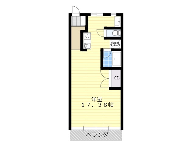 錦コートの間取り写真