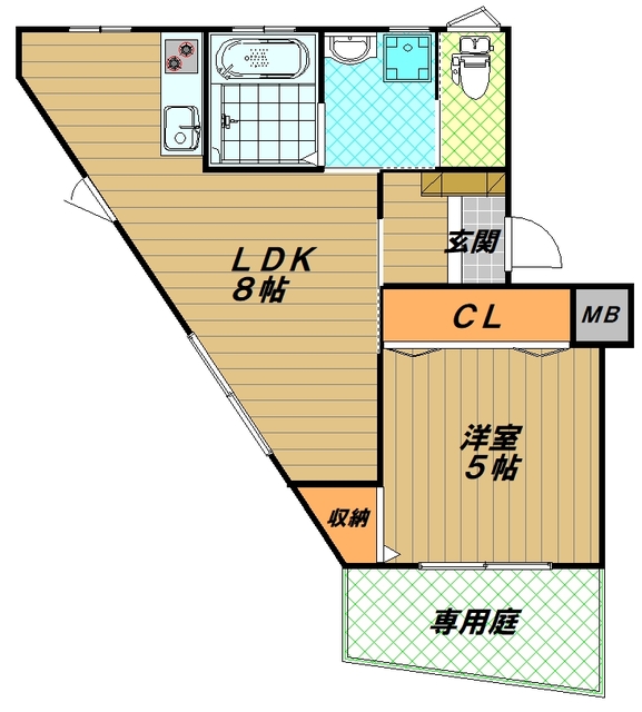 ビスポーク板宿の間取り写真