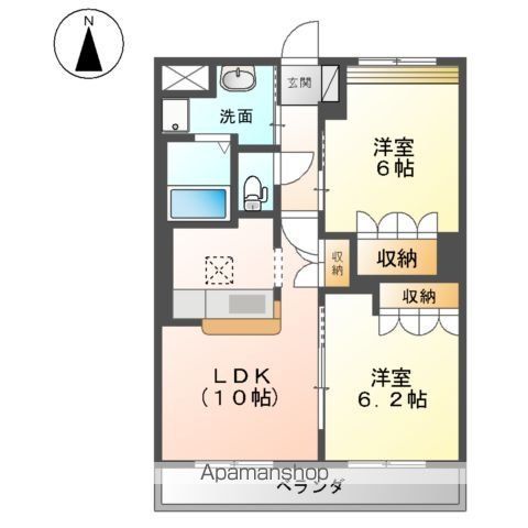メイプルハイツの間取り写真