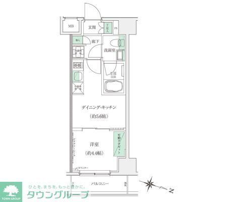 STANDZ板橋本町の間取り写真