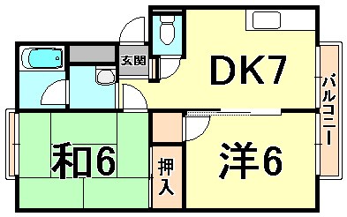 コートビレジ1の間取り写真