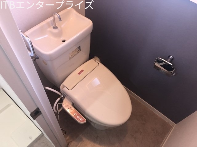 遠州鉄道 自動車学校前駅 徒歩19分 3階建 築40年のトイレ写真