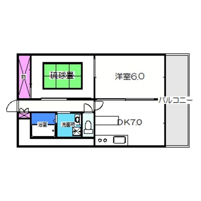 ビューパレス京橋の間取り写真