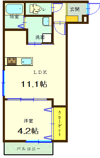 ヴィオールチェの間取り