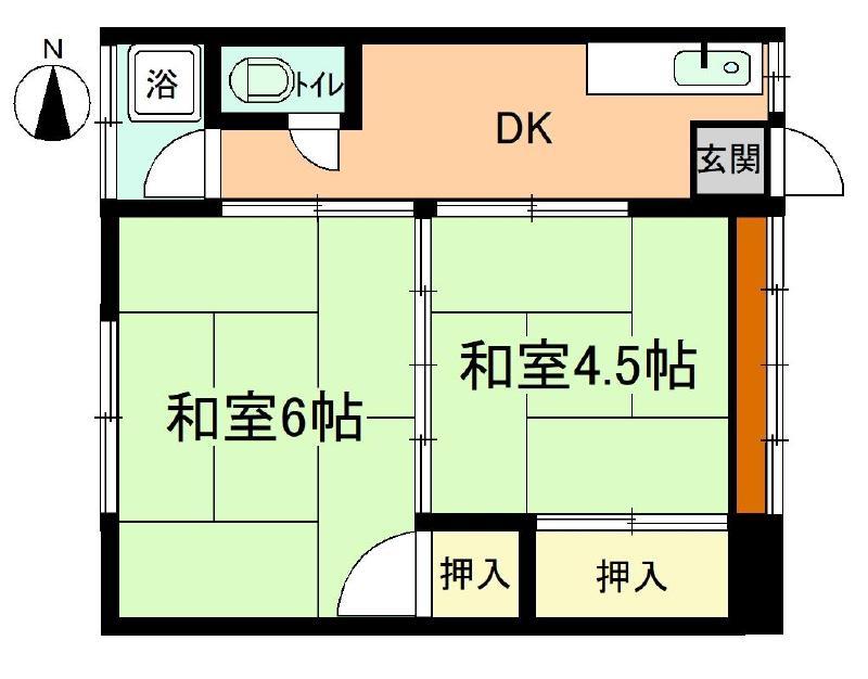 樋口アパートの間取り