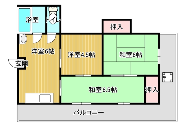 村上マンションの間取り