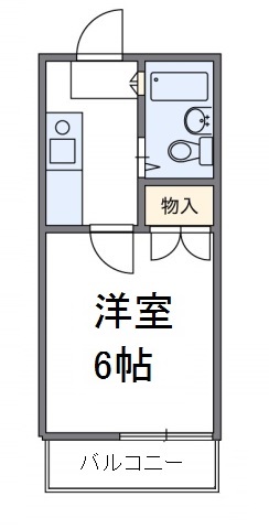 中松江第５ハイツの間取り