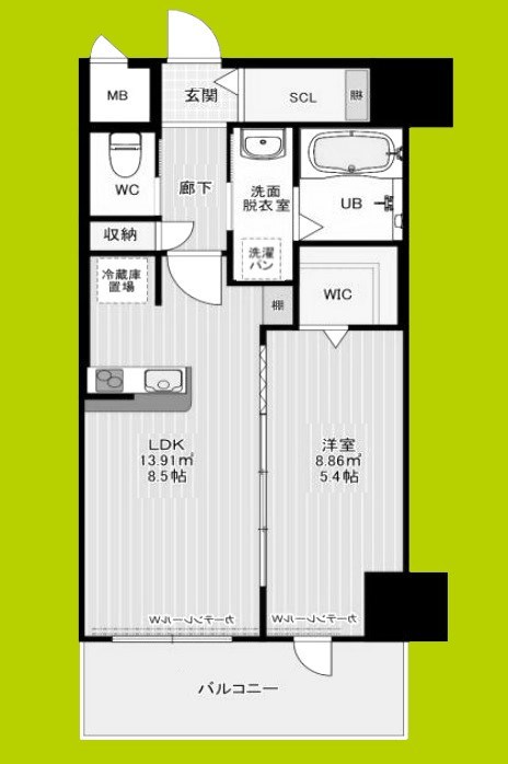 エールグラン豊中本町の間取り