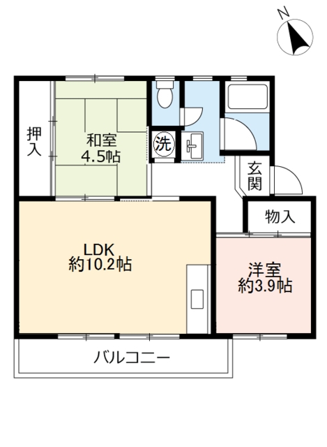 ＵＲひよどり台の間取り