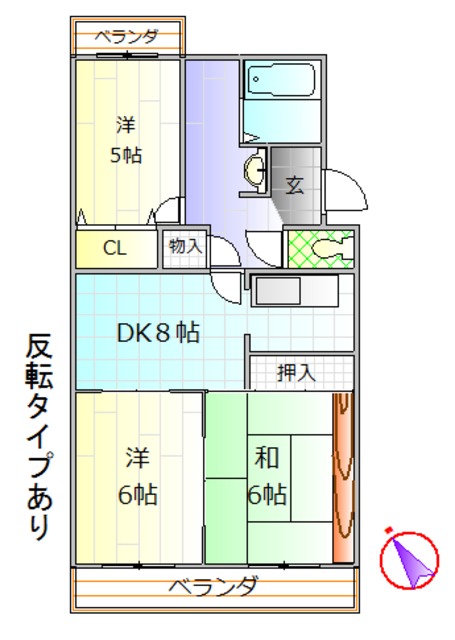 セントラルオサダの間取り