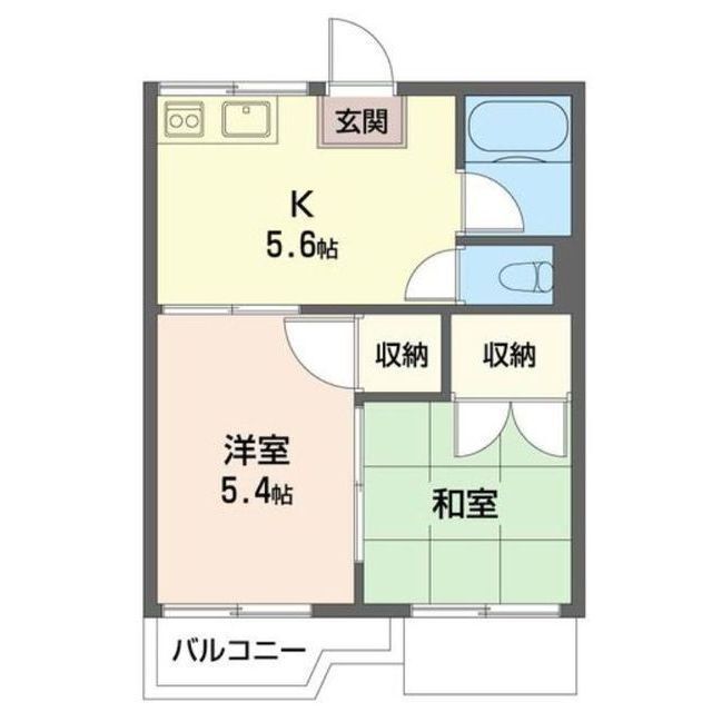 上大岡ハイツの間取り