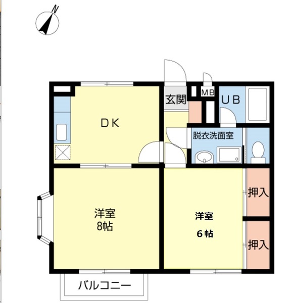 ライフピア東金１の間取り