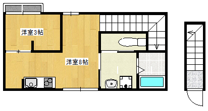 加古川市尾上町池田のアパートの間取り