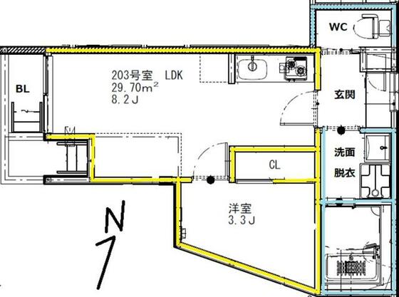 【Ｇｒａｎｄｔｉｃ　Ｔｅｒｒａｃｅ本山の間取り】