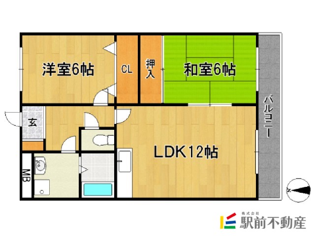 朱雀大路２１の間取り