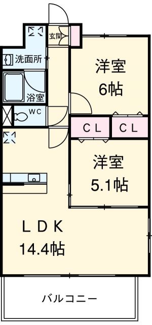 ウィズアイビスの間取り