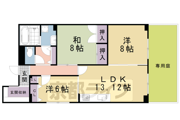 マーベラス笹屋の間取り