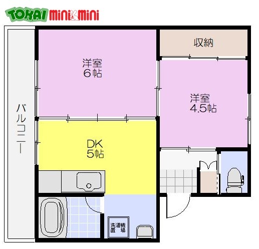 ビレッジハウス井村IIの間取り