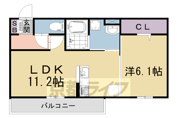 【ジラソーレの間取り】