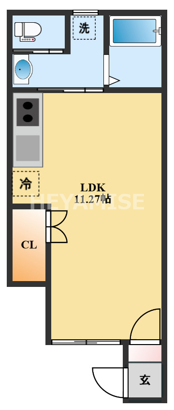 リリーヒルズの間取り